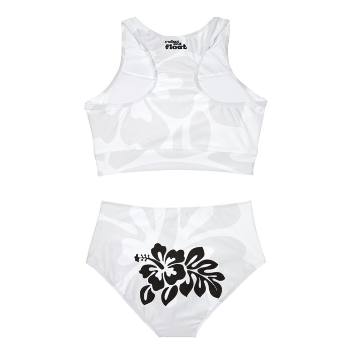 Sport Bikini Set im Hawaii Design schwarz 25 – Bild 2