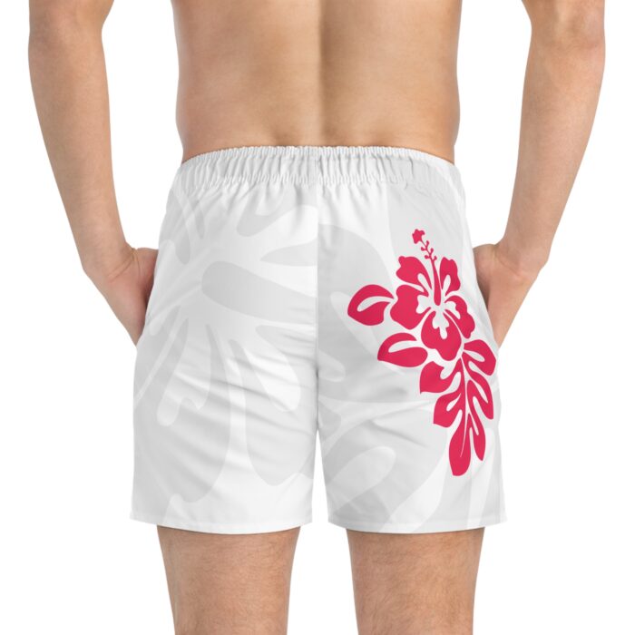 BADESHORT im Hawaii-Design WITHE / PINK 25 – Bild 6