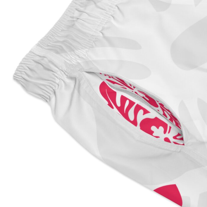 BADESHORT im Hawaii-Design WITHE / PINK 25 – Bild 5