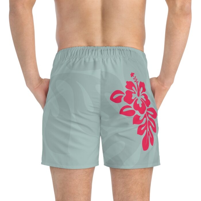 BADESHORT im Hawaii-Design PETROL / PINK 25 – Bild 5