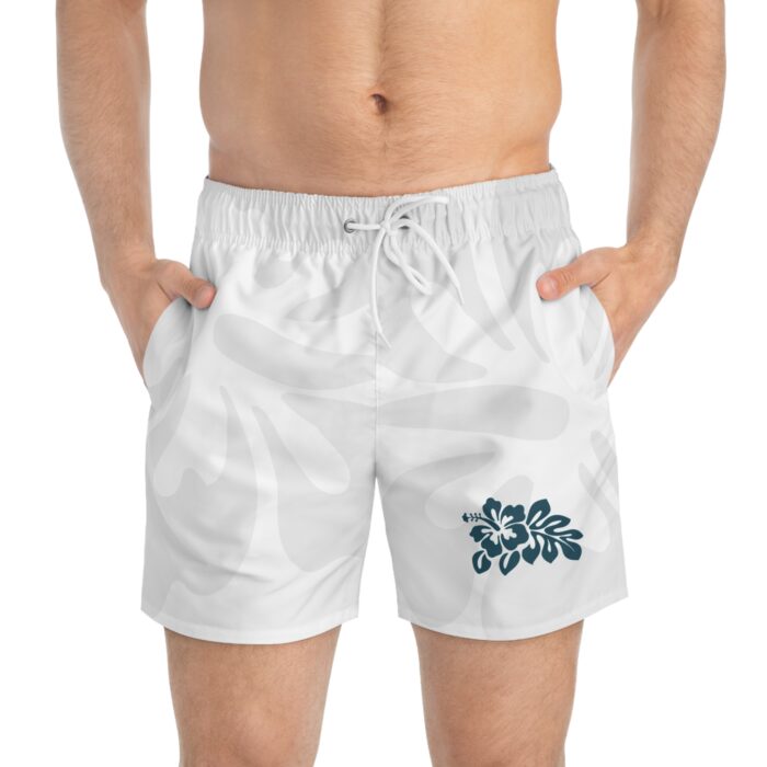 BADESHORT im Hawaii-Design PETROL dark / PINK 25 – Bild 4