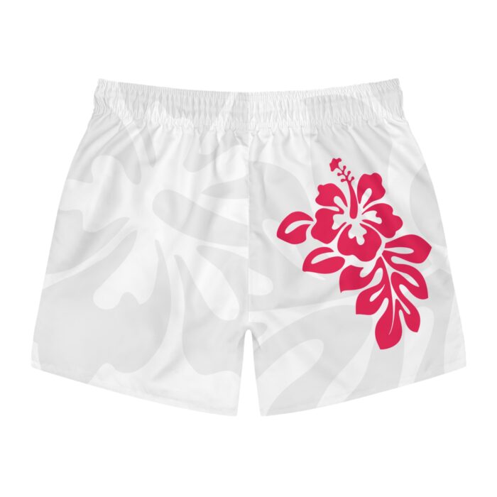 BADESHORT im Hawaii-Design WITHE / PINK 25 – Bild 3